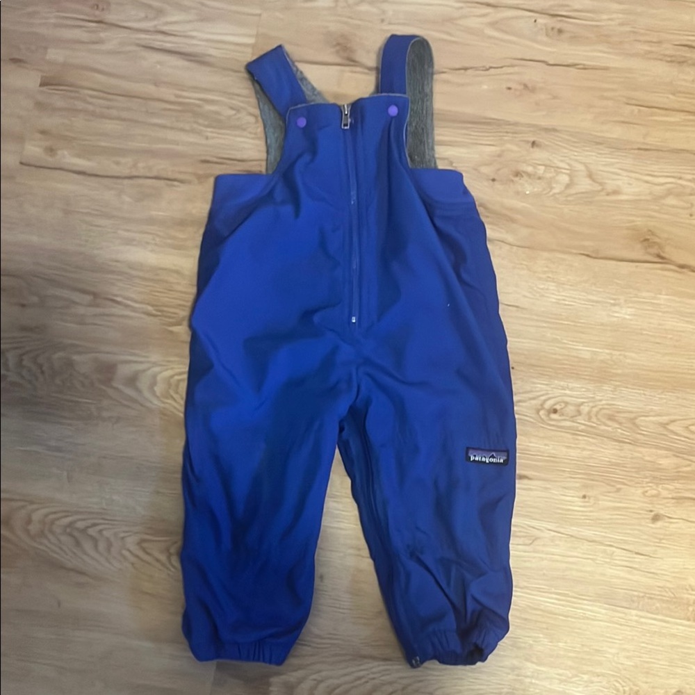 Patagonia Kids Blue Overalls -24 months
